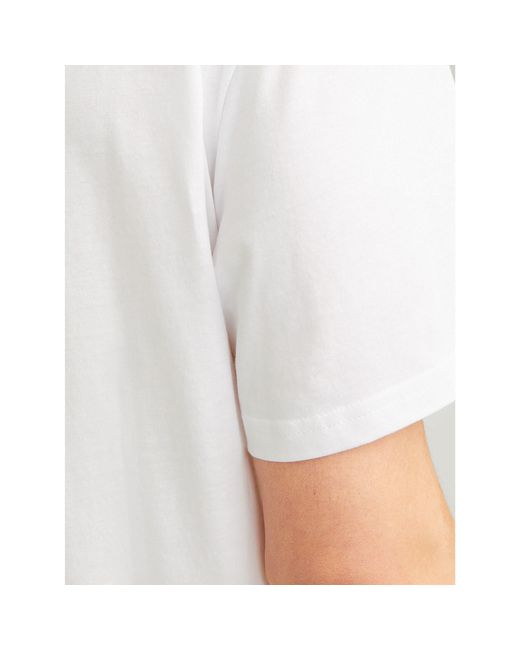 Jack & Jones White J&J Skull T-Shirt for men