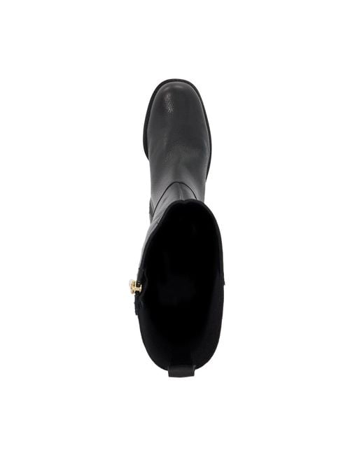 Dune Black Turner Knee High Boots