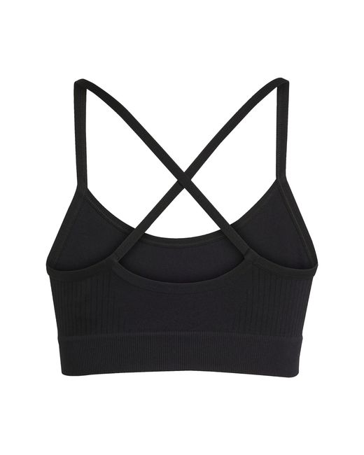 Adidas Black Sleeveless Low Impact Sports Bra