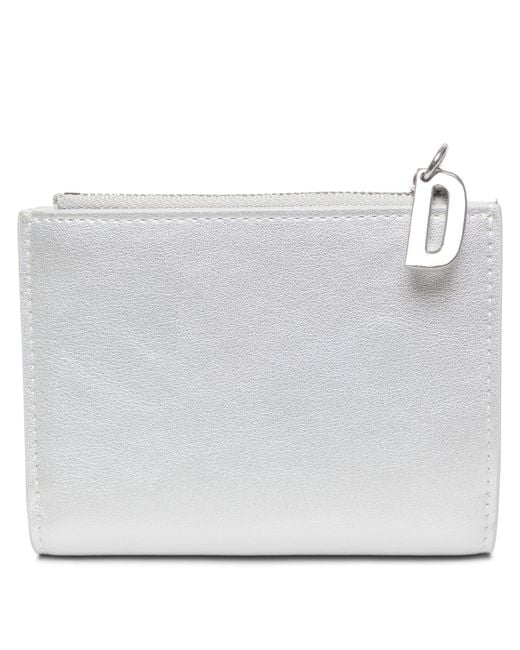 DIESEL White Zip Billfold Wallet for men