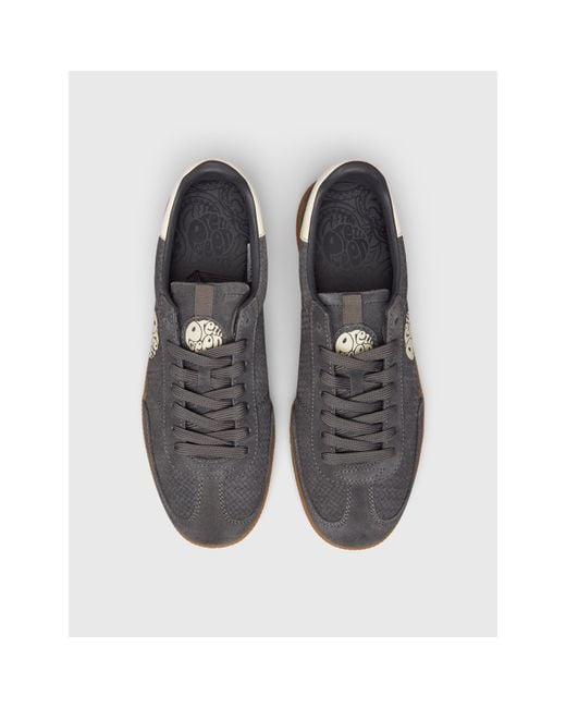 Pretty Green Gray Low-Top Trainers for men