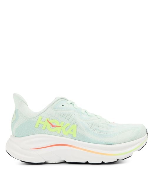 Hoka One One White Clifton 10 Everyday Neutral Road Running Shoes