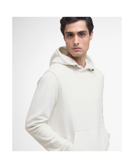 Barbour White Ewan Hoodie for men
