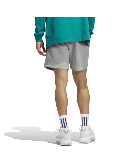 Adidas Gray Basketball Shorts for men