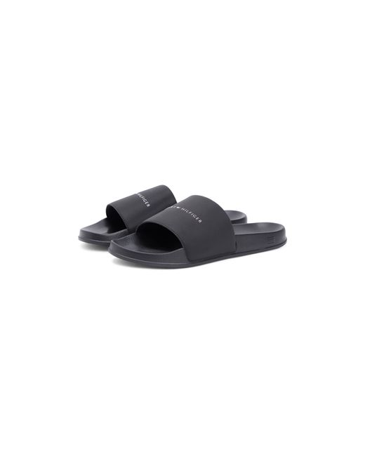Tommy Hilfiger Blue Pool Sliders for men