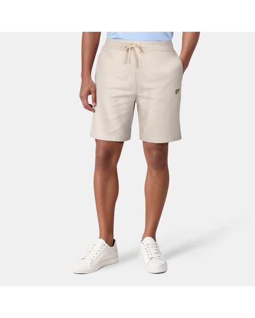 Lyle & Scott Natural Fleece Shorts for men