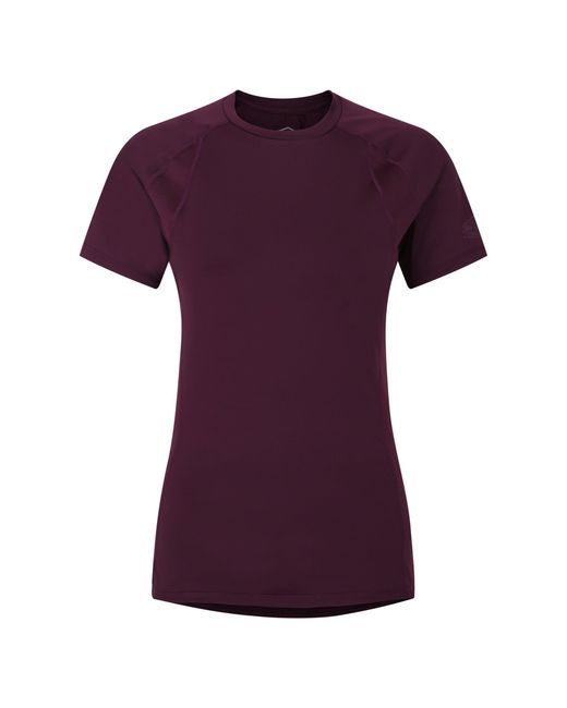 Umbro Purple Pro Poly Short-Sleeve Performance Gym Top