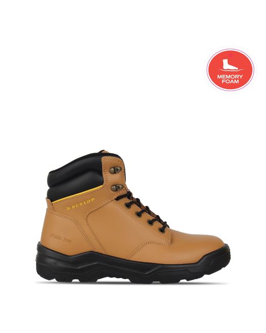 Dunlop Brown Dakota Steel Toe Cap Boots for men