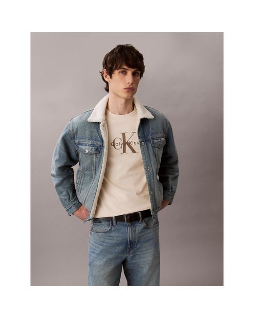 Calvin Klein Natural Monogram T-Shirt for men