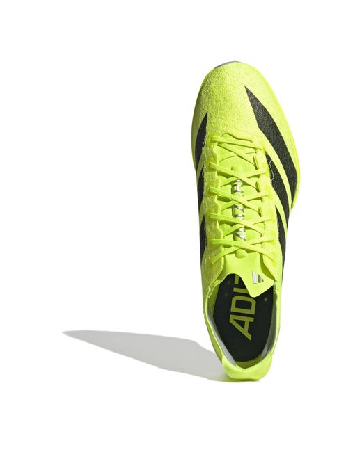 Adidas Yellow Adizero Track Running Spikes Adults