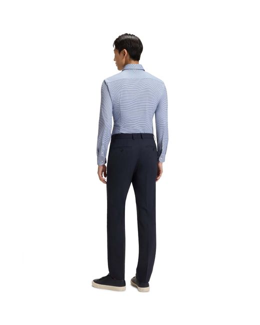 Boss Blue P-Hank-Kent-C1-222 Slim Fit Shirt for men
