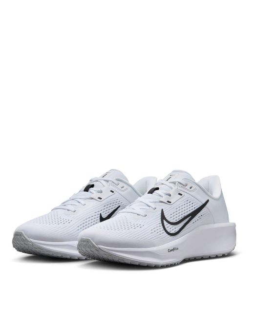 Nike White Quest 6 Road Running Shoes
