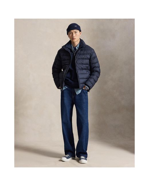 Polo Ralph Lauren Blue Colden Short Puffer Jacket for men