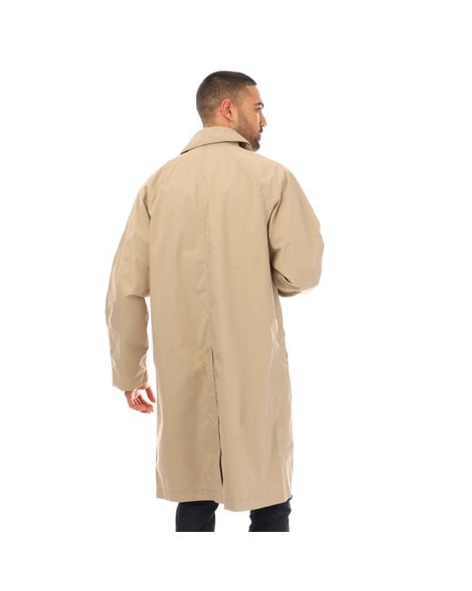 Lacoste Natural Belt-Fastening Trench Coat for men