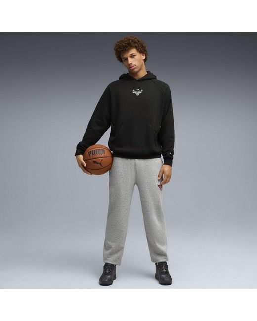 PUMA Black Melo Alwayz On 1 Performance Hoodie for men