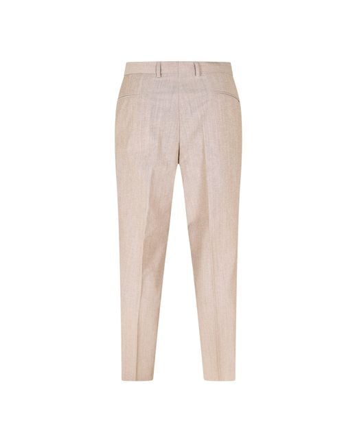 Boss Natural H-Genius-242 Straight Leg Trousers for men