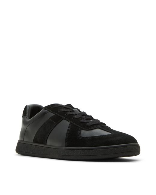 Steve Madden Black Waltor Court Low-Top Trainers for men