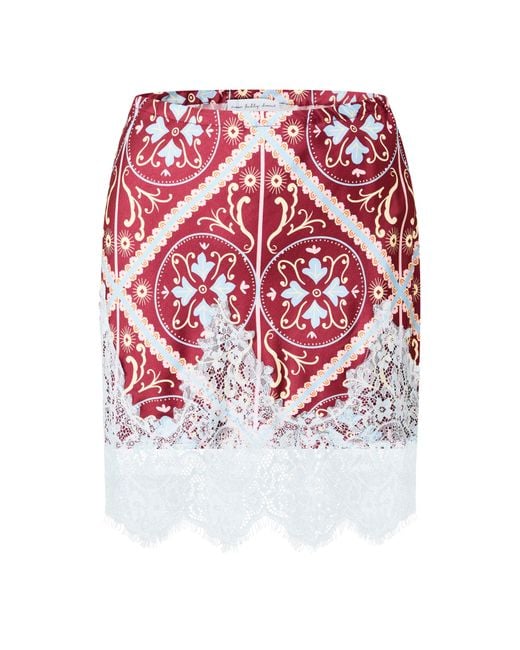 Never Fully Dressed Red Maeva Mini Skirt