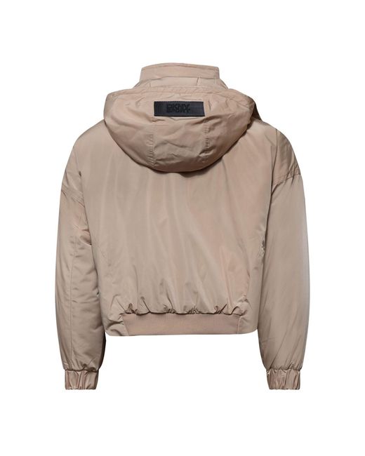 DKNY Natural Hooded Os Jacket
