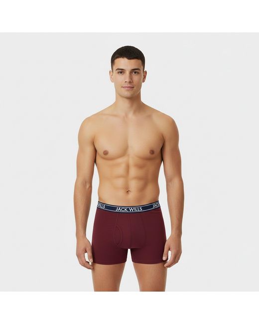 Jack Wills Blue Jw Daundley Boxers 3 Pack for men
