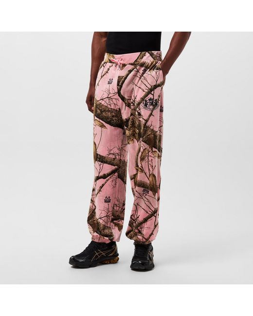 Pleasures Pink X Juicy Couture Realtree Velour Track Pants for men