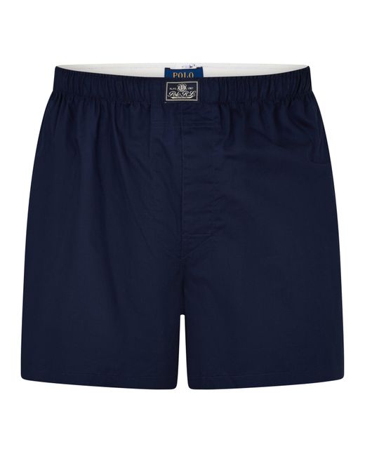 Polo Ralph Lauren Blue 3 Pack Open Boxer Shorts for men