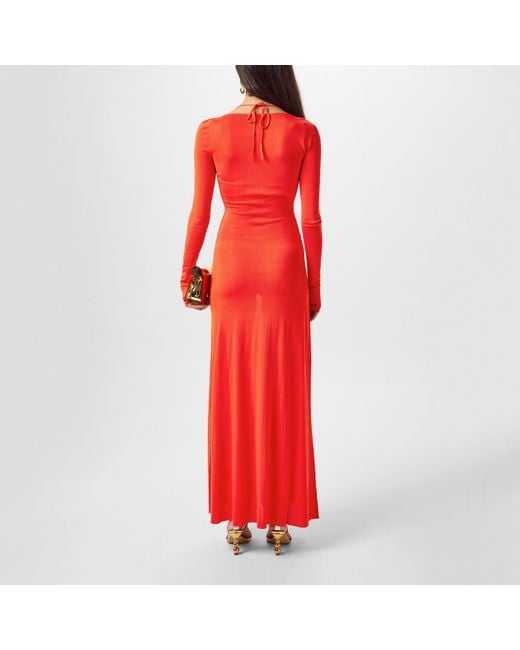 Sir Red Valejo Halter Maxi Dress