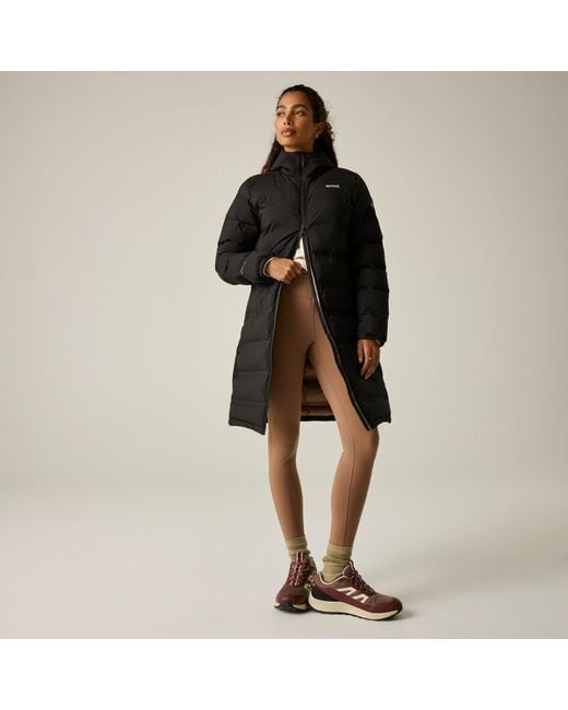 Regatta Black Altoro Thermal Longline Jacket