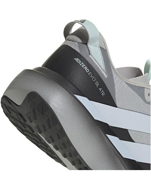 Adidas Gray Evo Sl Running Shoes for men