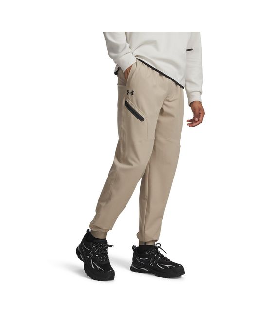 Under Armour Natural Unstoppable Closed Hem Woven Joggers for men