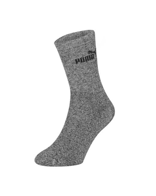 PUMA Black 3 Pack Crew Socks for men