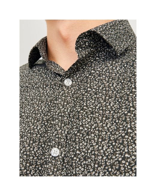Jack & Jones Gray Slim Fit T-Shirt for men