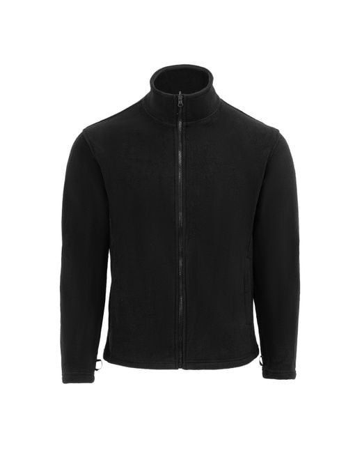 Gelert Black 3-In-1 Windproof Fleece Lined Detachable Hood Long Sleeve Jacket for men