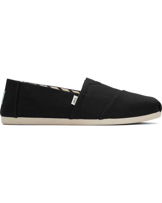 TOMS Black Alpargata Canvas Shoes for men