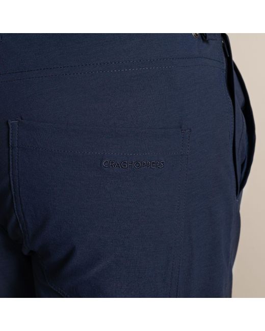 Craghoppers Blue Nosilife Santos Ii Golf Trousers for men