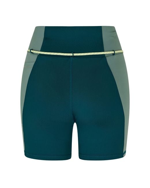 Red Run Green Skyline Cycling Shorts