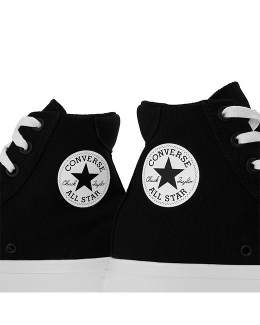Converse Black Day One Pit Canvas High-Top Trainers