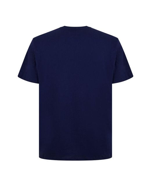 Calvin Klein Blue Ckj Woven Box Regular Fit T-Shirt for men