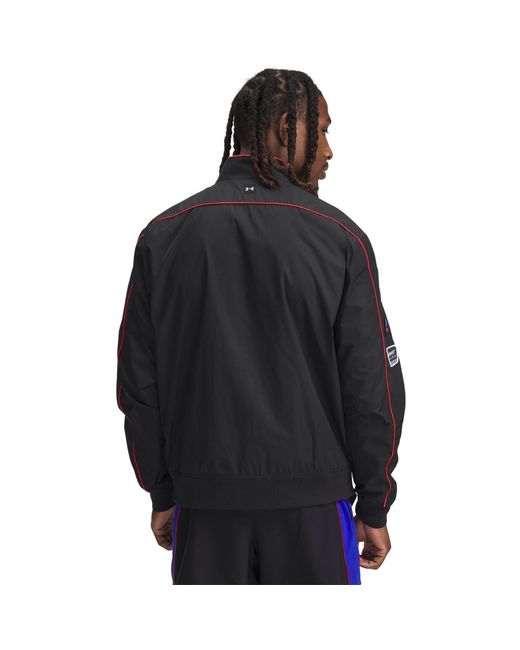Under Armour Black Project Rock Warmup Jacket for men