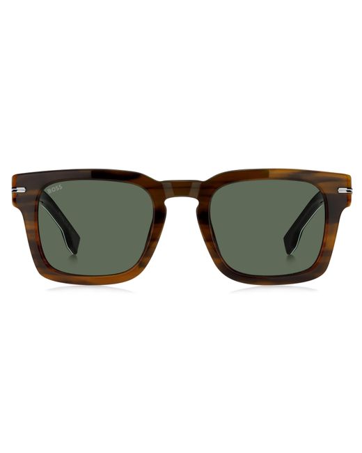 Boss Black Round Sunglasses for men