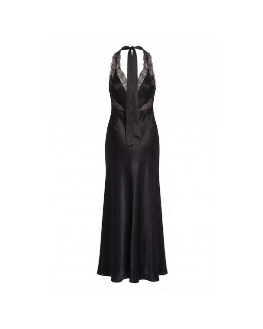 Bardot Black Neck Long Maxi Dress