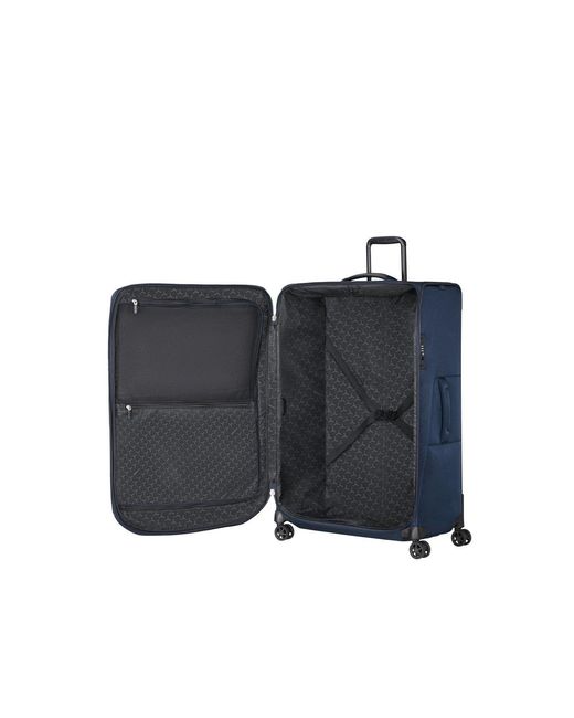 Samsonite Blue Spark Sng Eco Spinner 82X53X34/38Cm Exp Fl Extra Large Soft Suitcase