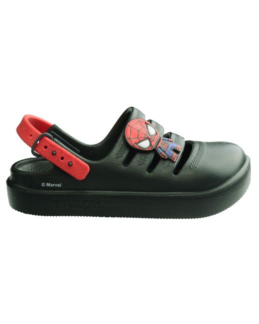 Havaianas Black Marvel Graphite Flip Flops
