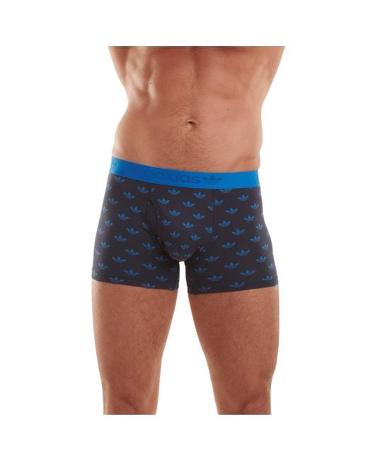 Adidas Originals Blue Originals Comfort Flex Cotton 2-Pack Boxer for men