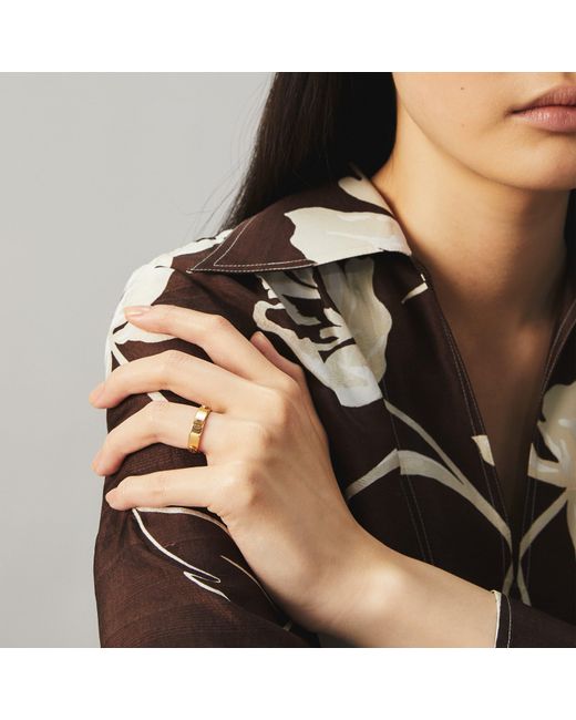 Tory Burch Natural Miller Stud Ring