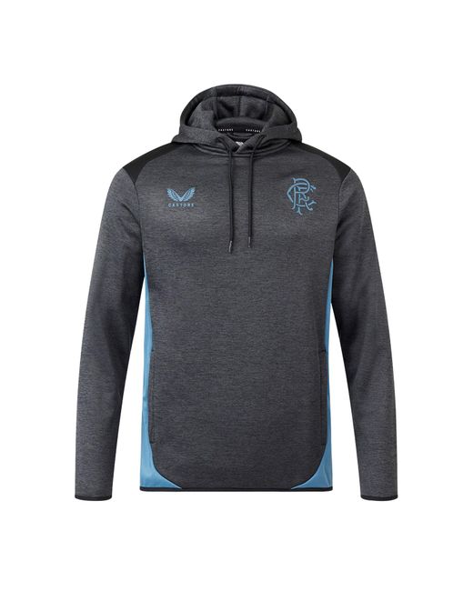 Castore Blue Rangers Hoodie Adults for men