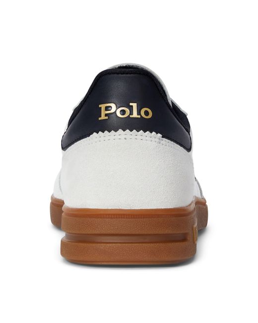 Polo Ralph Lauren White Bedford Low-Top Trainers for men