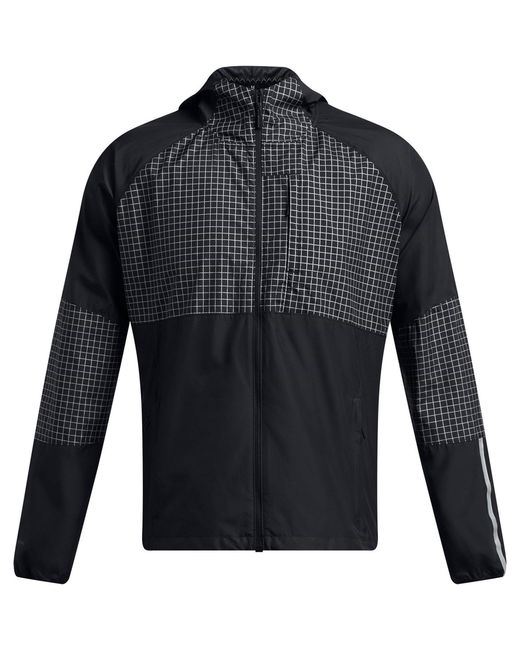 Under Armour Blue Launch Elite Water-Resistant Reflective Performance Running Jacket for men