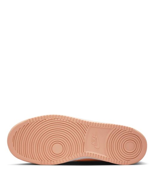 Nike Pink Court Vision Low Next Nature Trainers