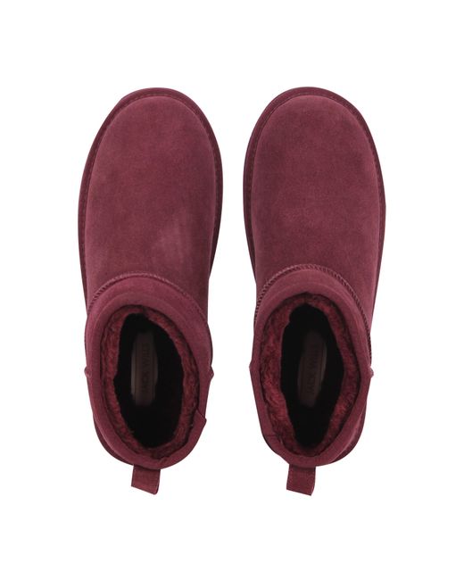 Jack Wills Purple Low Snug Boots